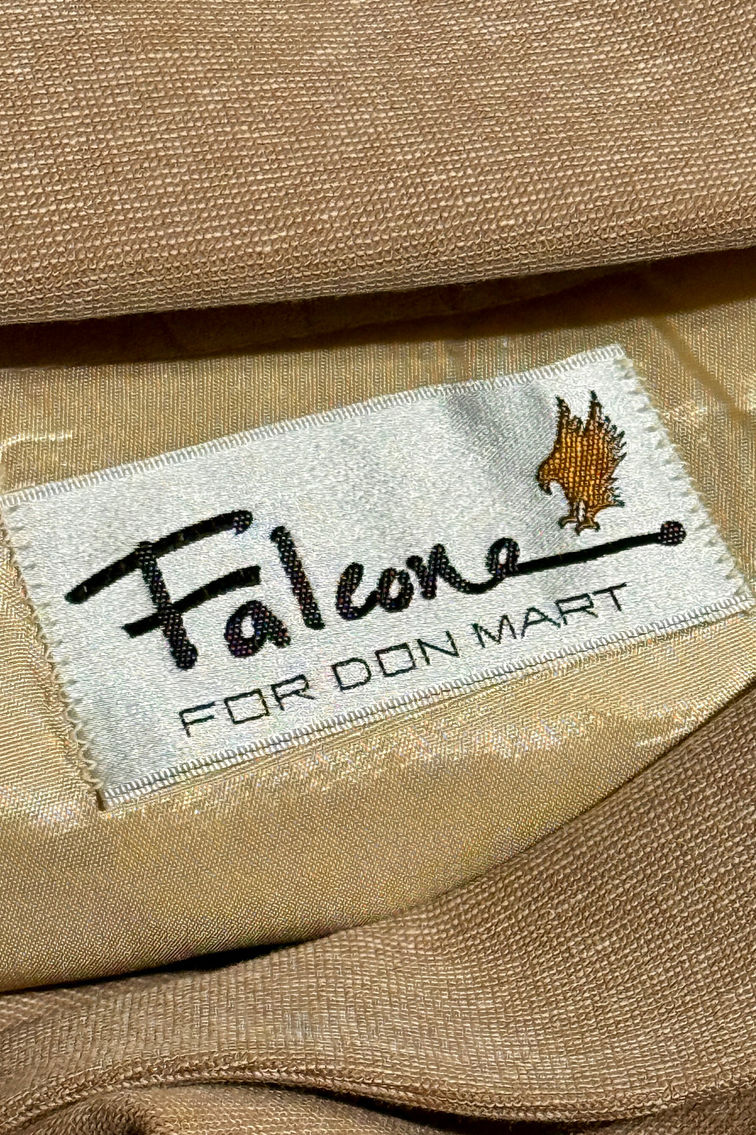 1970’S DEADSTOCK FALCONE MADE IN USA KNIT WESTERN FLARED LEG FROG POCKET SUIT 38