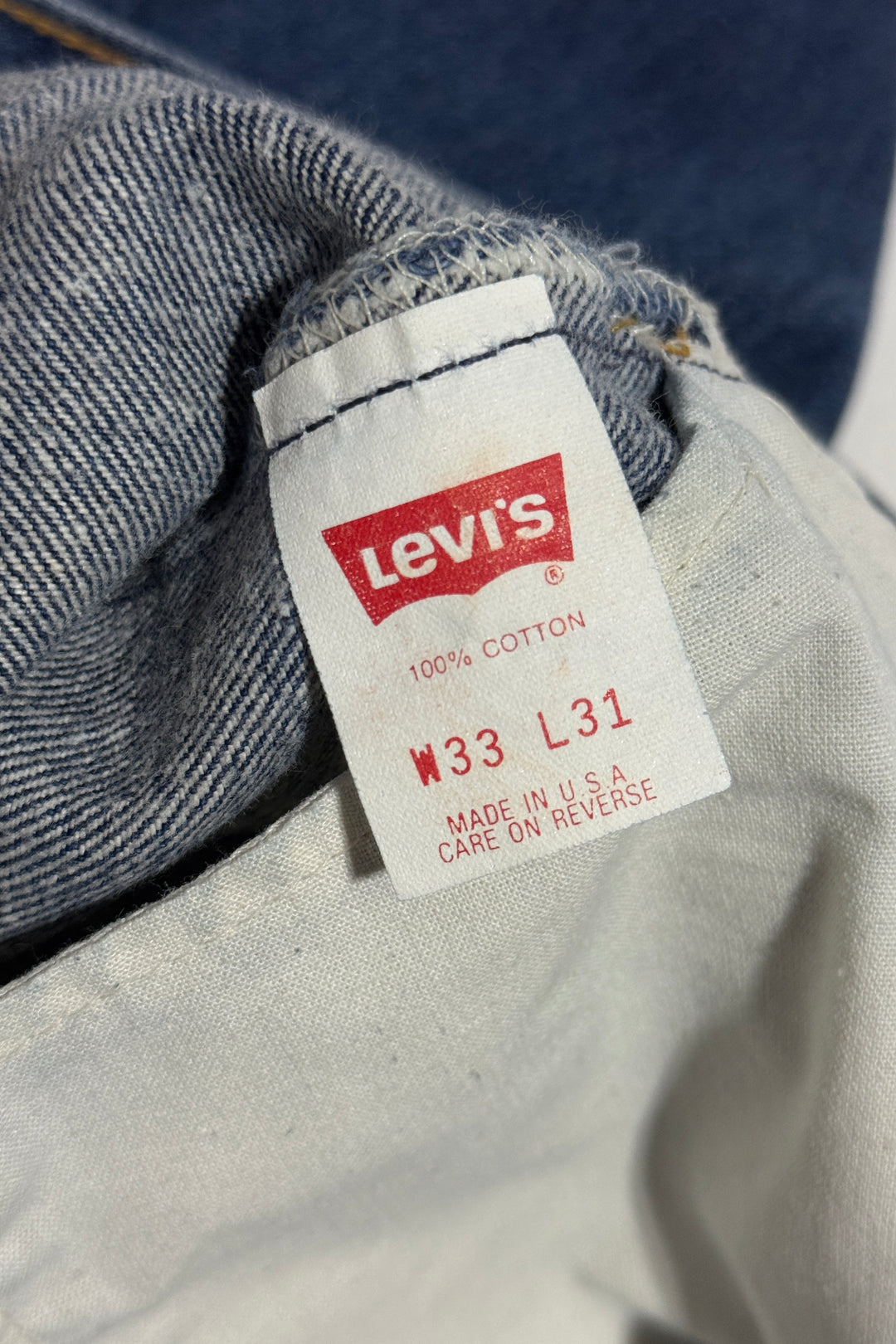 1990’S LEVI’S 501 MADE IN USA DARK WASH DENIM JEANS 30 X 28