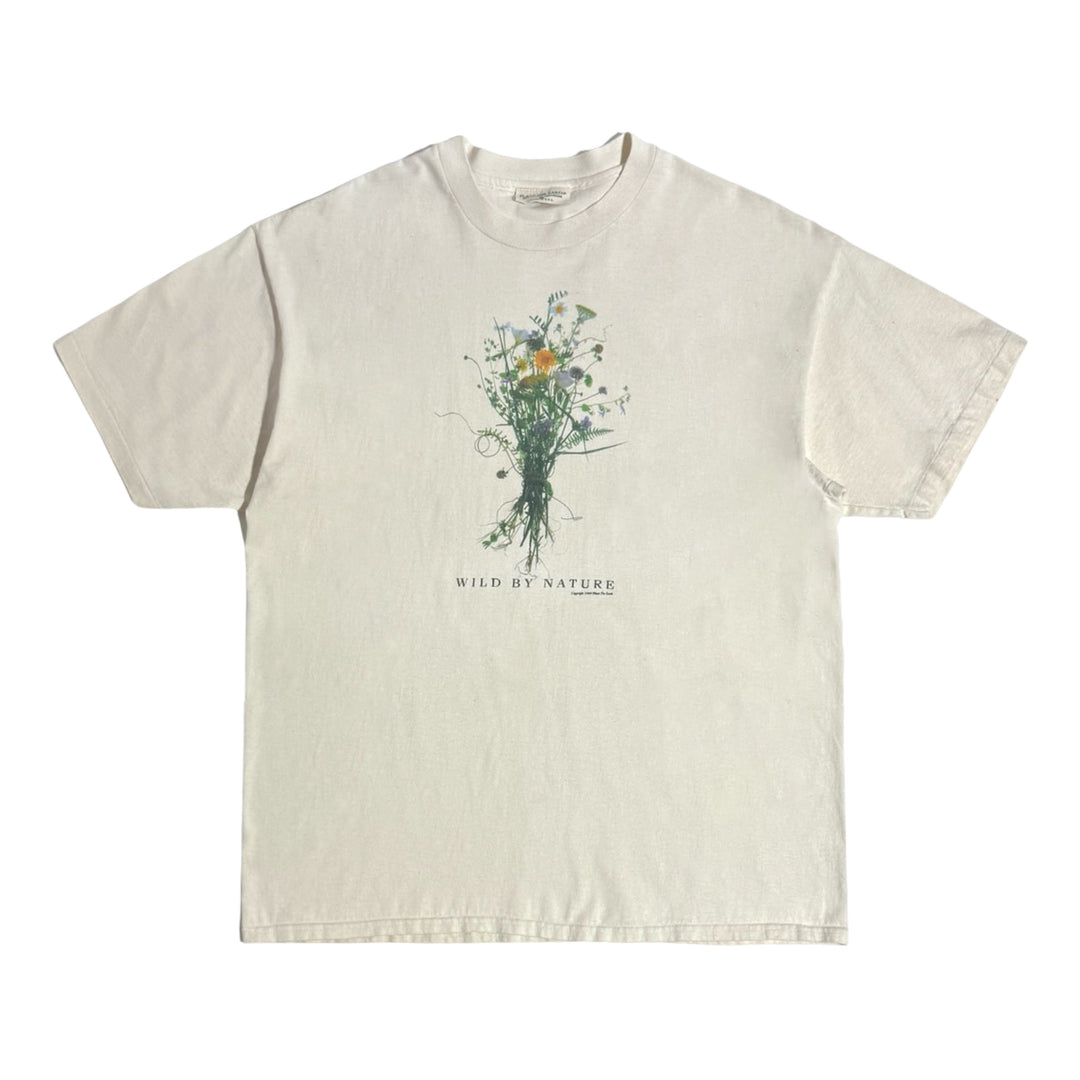 1990’S WILD BY NATURE MADE IN USA FLORAL PRINT S/S T-SHIRT X-LARGE