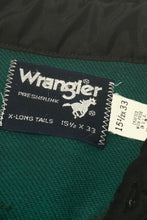Load image into Gallery viewer, 1990’S WRANGLER MADE IN USA FLANNEL WESTERN PEARL SNAP L/S B.D. SHIRT SMALL
