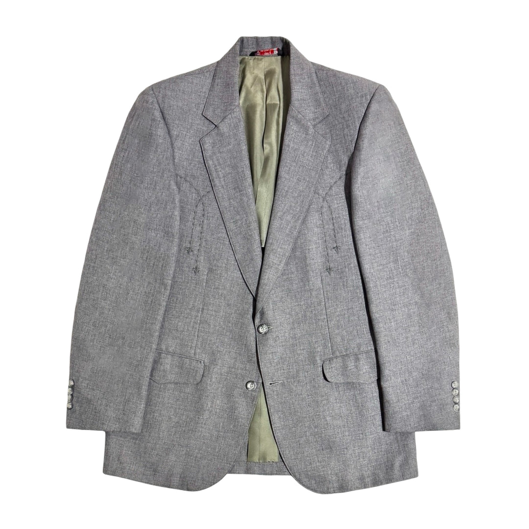 1970’S TREGO’S WESTERN WEAR MADE IN USA EMBROIDERED WESTERN SUIT JACKET BLAZER 40R