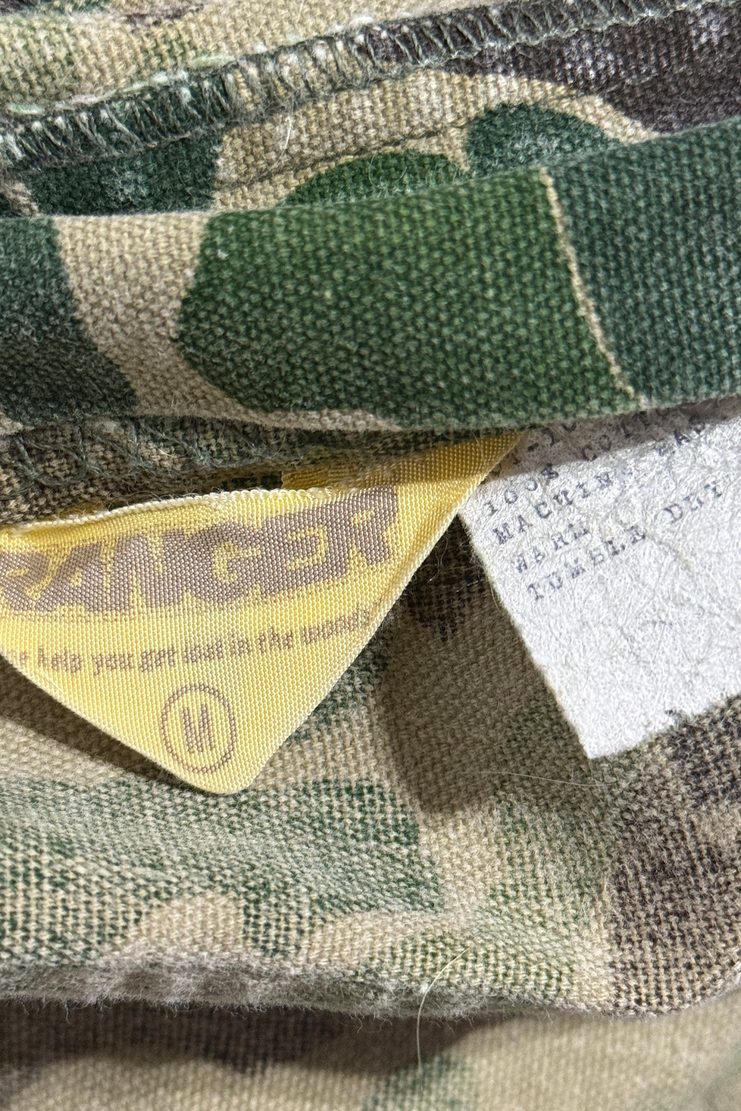 1970’S RANGER MADE IN USA HIGH WAISTED DUCK CAMO HUNTING PANTS MEDIUM