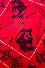 Load image into Gallery viewer, 1970’S WILLIE NELSON MADE IN USA COLORFAST SELVEDGE BANDANA
