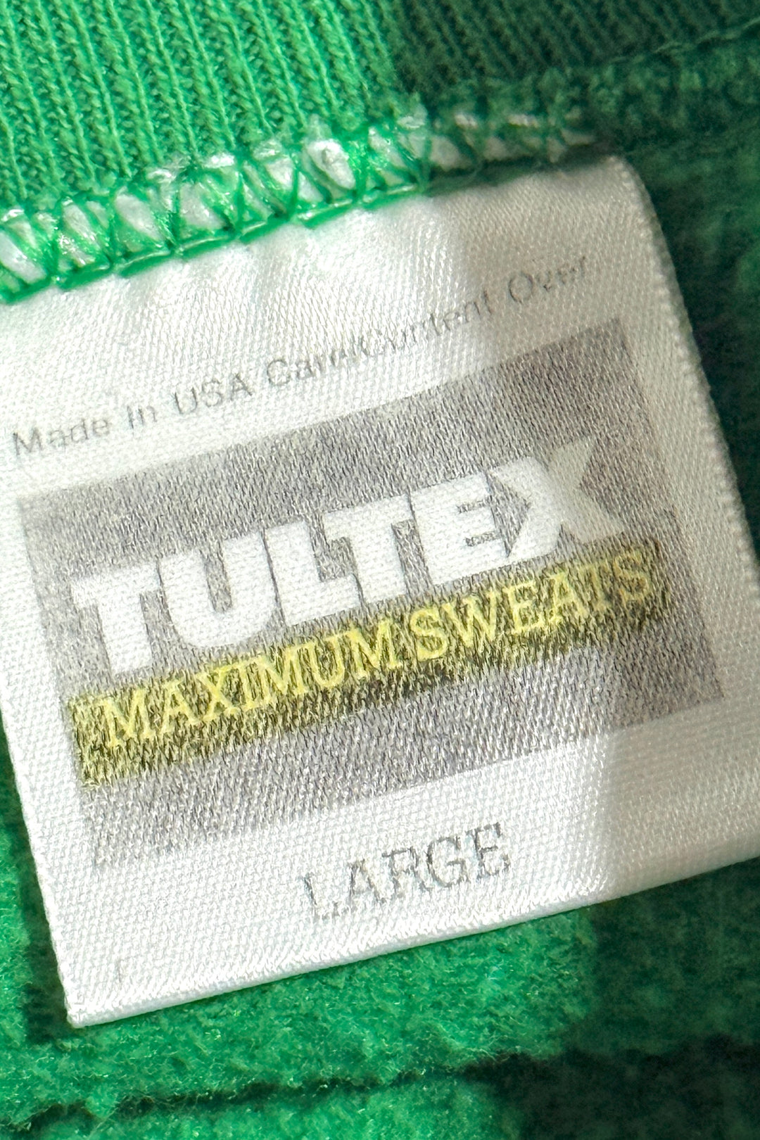 1980’S ASS CLUB MADE IN USA RAGLAN SLEEVE CREWNECK SWEATER LARGE