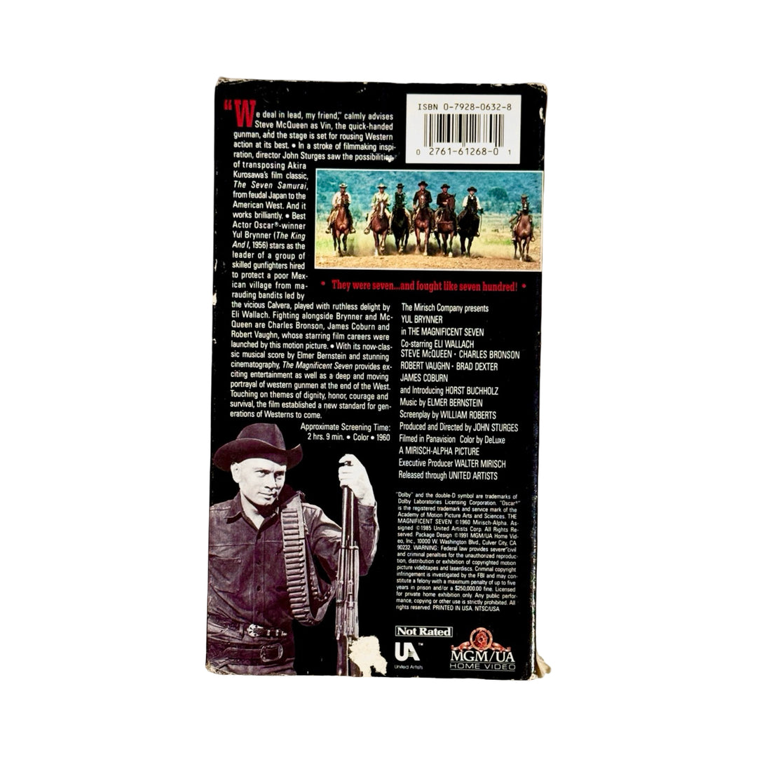 THE MAGNIFICENT SEVEN VHS VIDEO TAPE