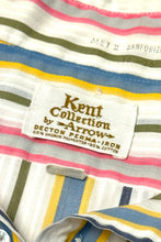 Cargar imagen en el visor de la galería, 1970’S KENT UNION MADE IN USA STRIPED L/S B.D. SHIRT MEDIUM
