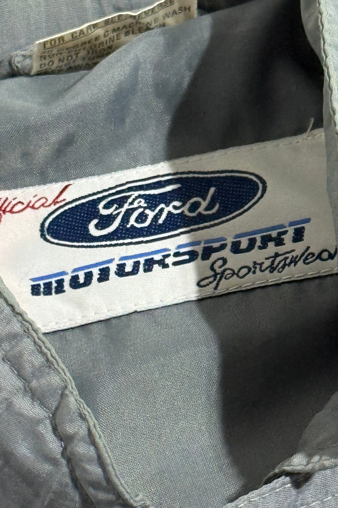 1980’S FORD MOTORSPORTS CROPPED ZIP RACING JACKET LARGE