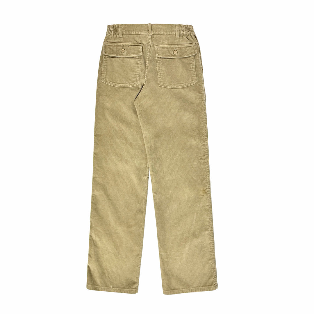 1980’S LL BEAN PATHFINDER ™️ UNION MADE IN USA PLEATED COTTON CORDUROY HIKING PANTS 30 X 32