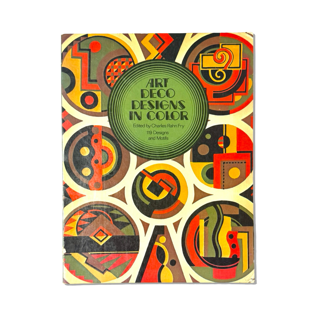 ART DECO DESIGNS IN COLOR FIRST EDITION BOOK