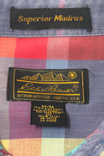 Load image into Gallery viewer, 1990&#39;S EDDIE BAUER SUPERIOR MADRAS S/S B.D. SHIRT SMALL
