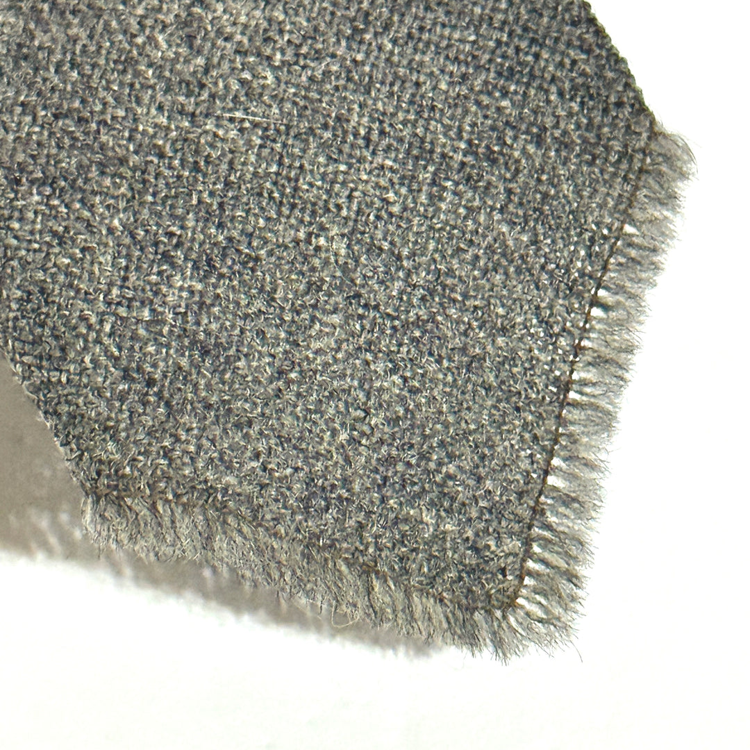 1940’S TEWA WEAVERS MADE IN USA RAW HEM WOOL HAND LOOMED NECKTIE TIE