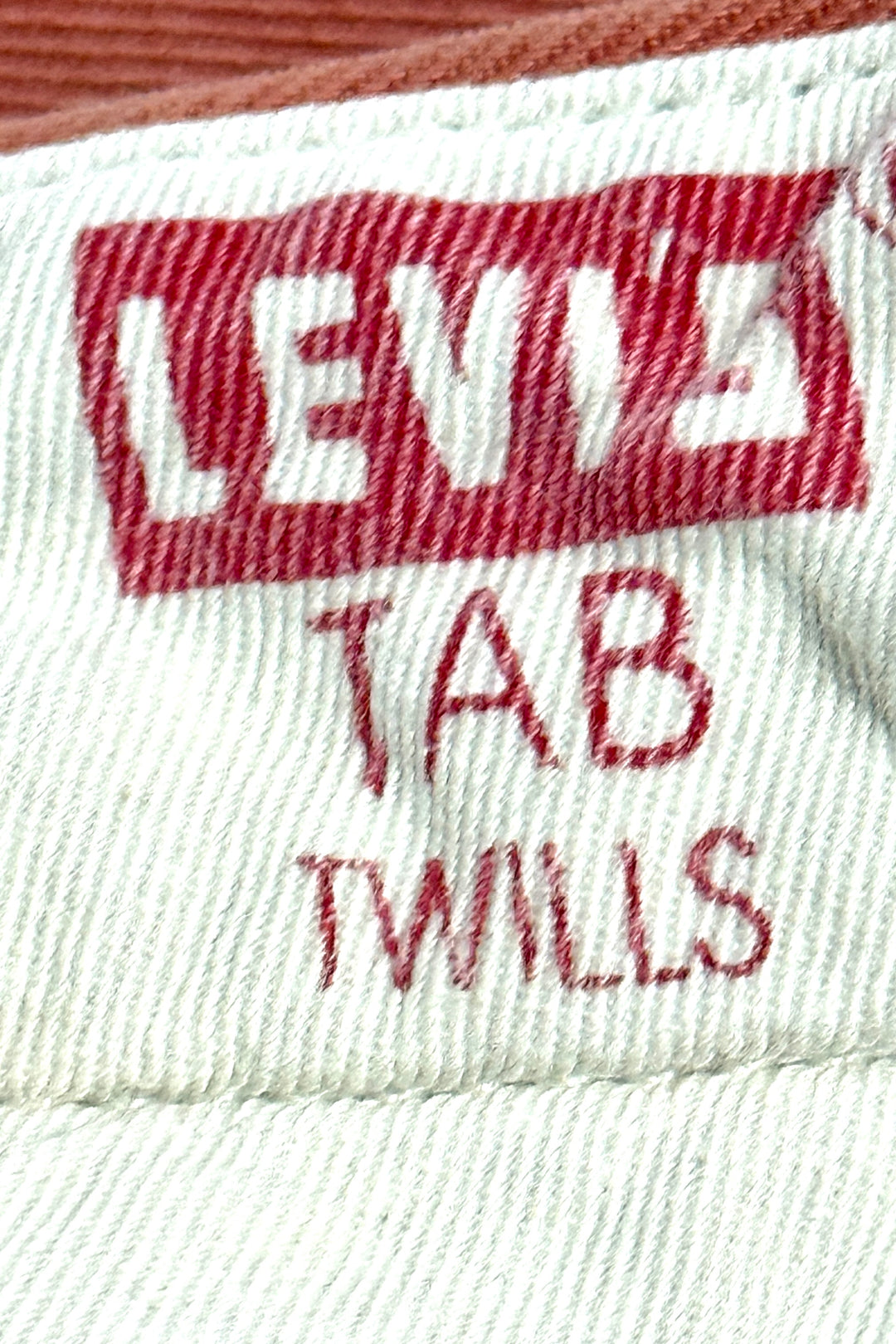 2000’S LEVI’S VINTAGE COLLECTION REPRODUCTION BIG E TAB TWILL CHINO PANTS 34 X 30