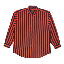 Load image into Gallery viewer, 1990’S EDDIE BAUER STRIPED L/S B.D. SHIRT LARGE
