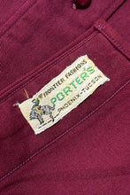 Cargar imagen en el visor de la galería, 1950’S GAME AND LAKE MADE IN USA GABARDINE WESTERN L/S B.D. SHIRT SMALL
