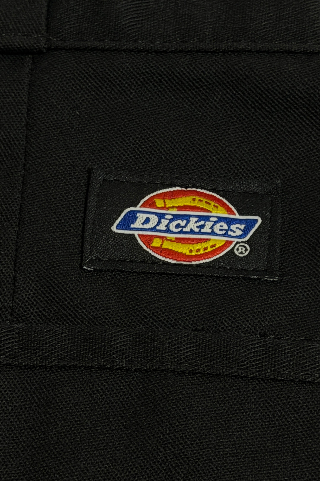 1990’S DICKIES PLEATED BLACK TWILL 8” WORK SHORTS 32