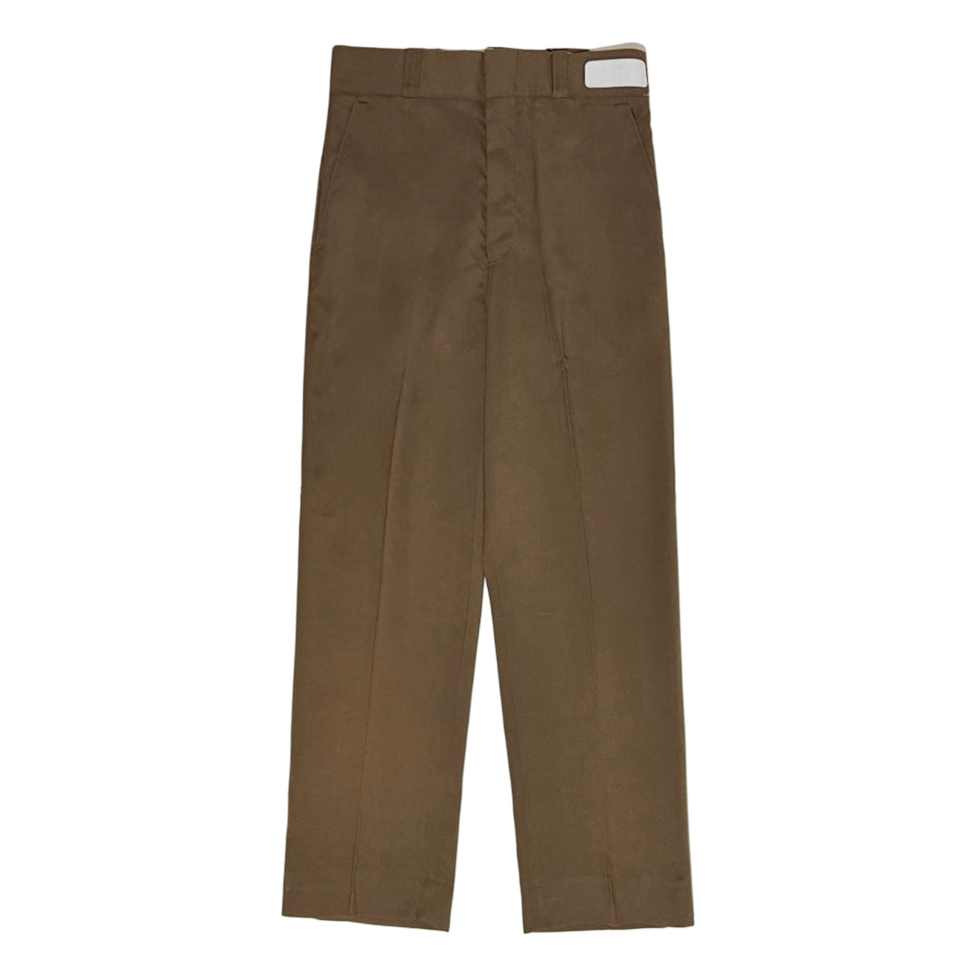 1970’S DEADSTOCK RIVERSIDE MASTERBILT BROWN TWILL WORKWEAR CHINO PANTS 30 X 30