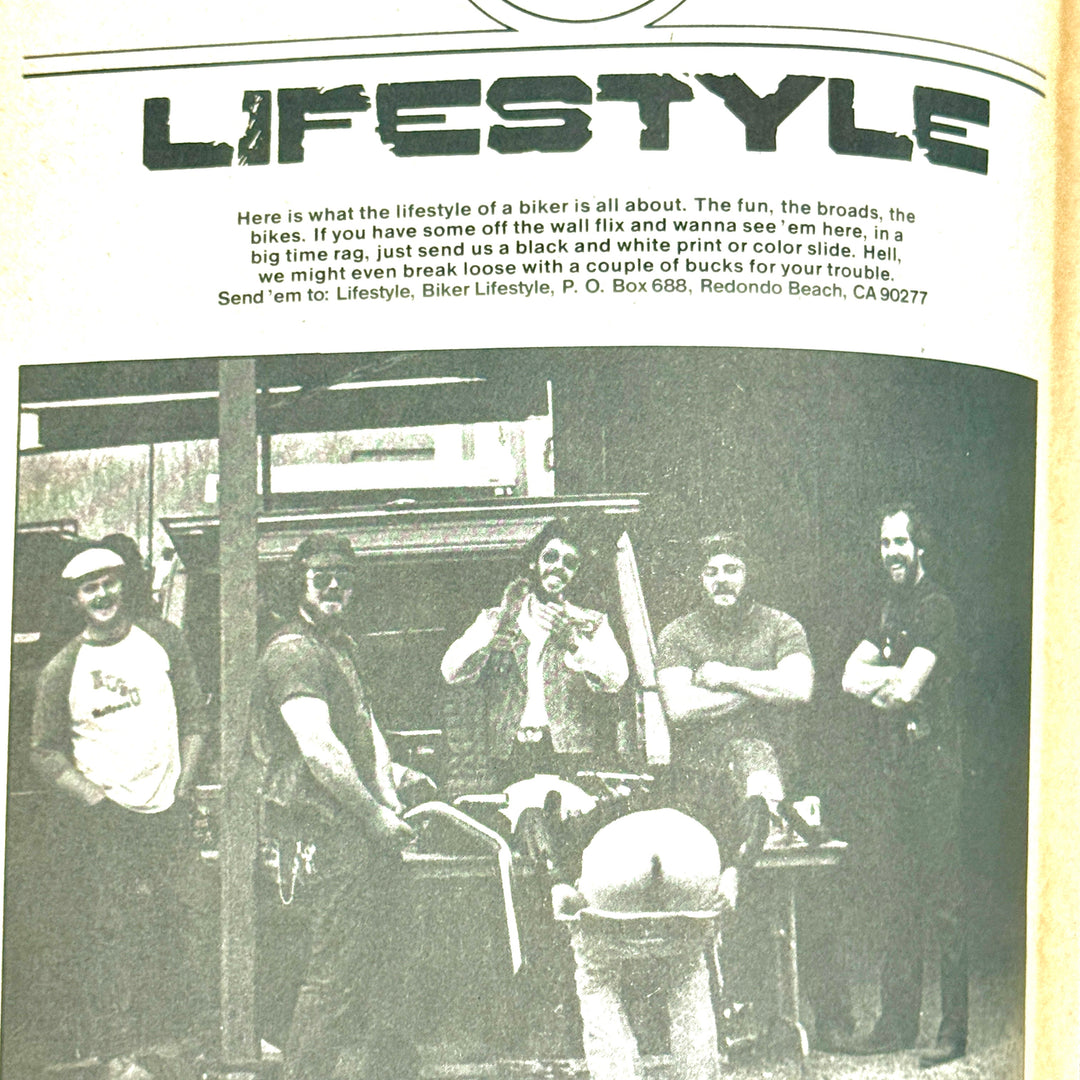 BIKER LIFESTYLE MAGAZINE: NOVEMBER 1983