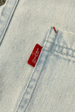 Load image into Gallery viewer, 1990’S LEVI’S LIGHT WASH DENIM WORK L/S B.D. SHIRT LARGE
