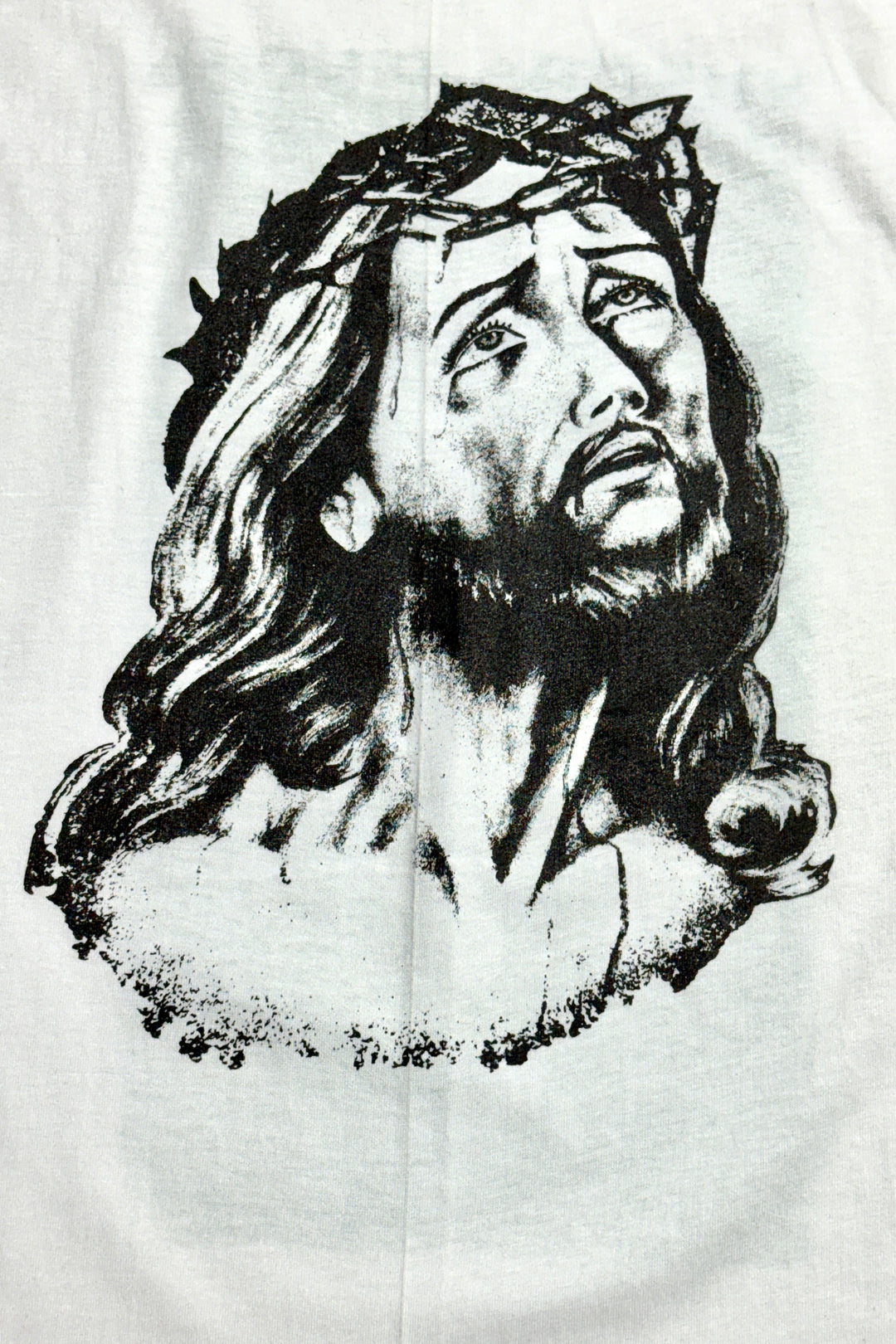 1990’S DEADSTOCK NUESTRA SENORA GUADALUPE DUAL PRINT S/S T-SHIRT X-LARGE