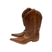 Load image into Gallery viewer, 2000’S BOTAS CHAVEZ BROWN LEATHER COWBOY BOOTS 9
