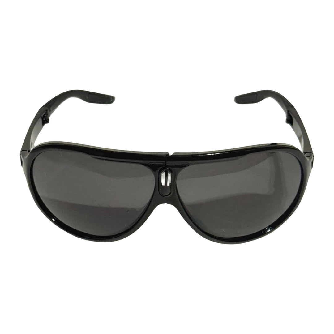 1970’S BLACK FOLDABLE POCKET AVIATOR SPORT SUNGLASSES