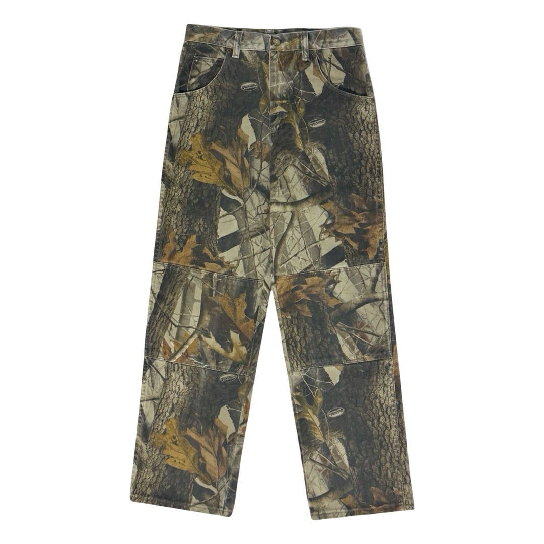 1990’S WRANGLER REALTREE ®️ DOUBLE KNEE HUNTING CAMO PANTS 28 X 30