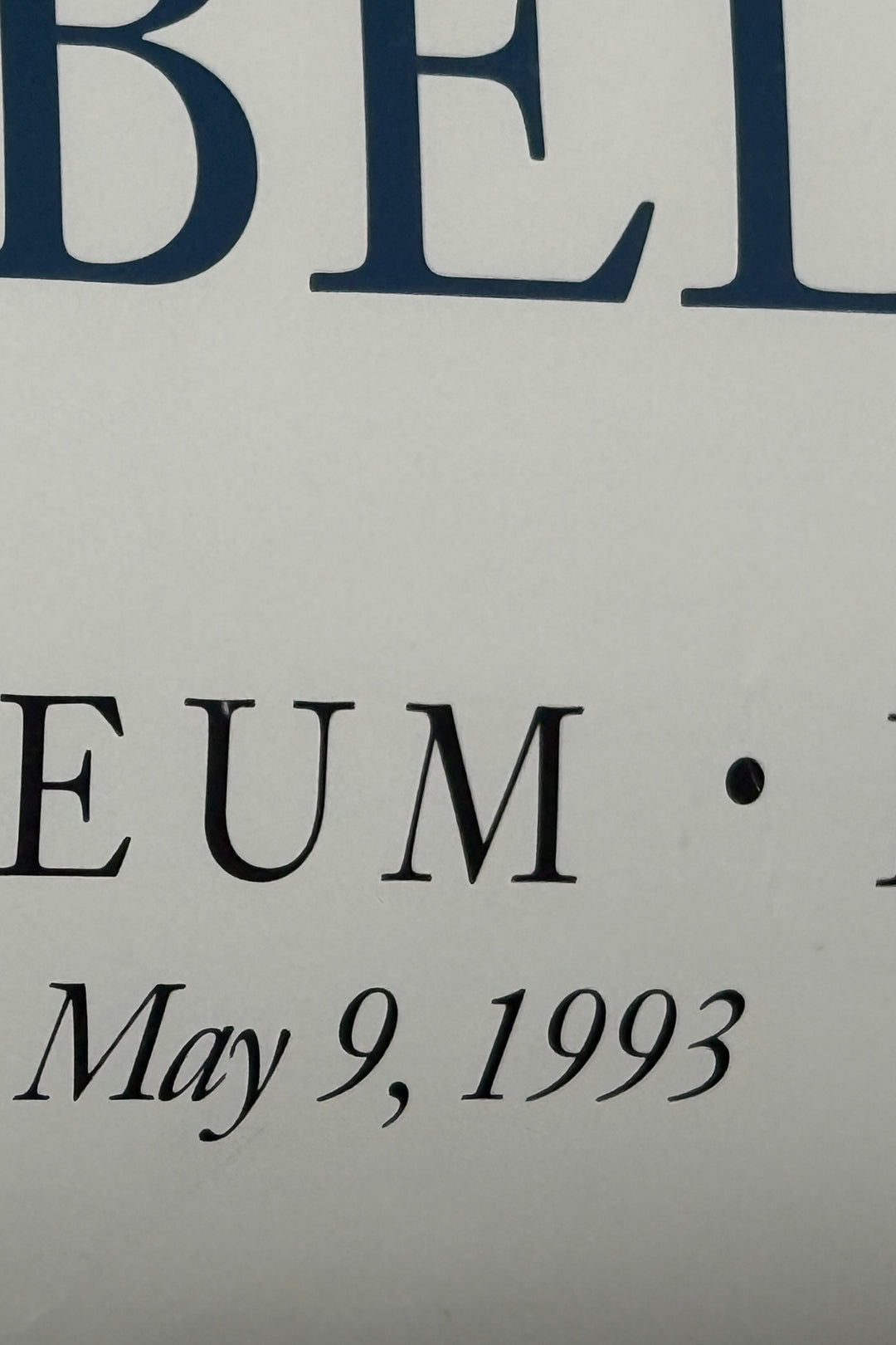 1990’S GEORGE BELLOWS AMON CARTER MUSEUM POSTER