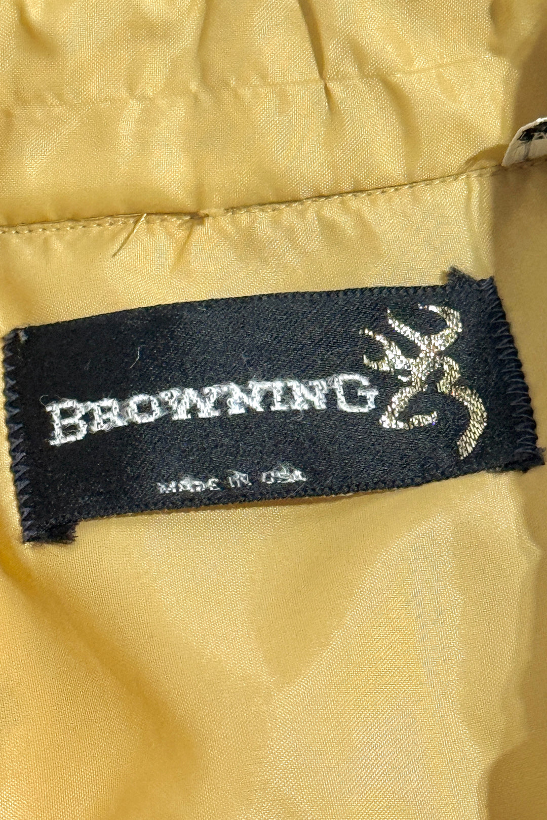 1990’S BROWNING MADE IN USA CHAMOIS CLOTH HUNTING CAMO L/S B.D. SHIRT MEDIUM