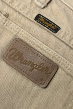 Load image into Gallery viewer, 1990’S WRANGLER 936 MADE IN USA TAN WESTERN BOOTCUT DENIM JEANS 34 X 30
