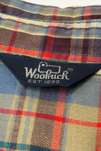 Load image into Gallery viewer, 1990’S WOOLRICH MADE IN USA PLAID FLANNEL L/S B.D. SHIRT LARGE
