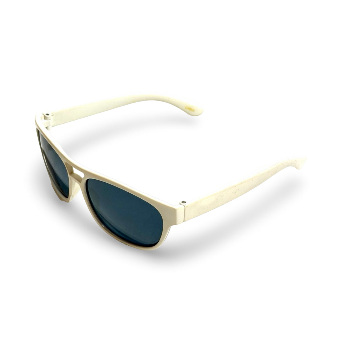 2000'S WHITE WRAPAROUND SUNGLASSES