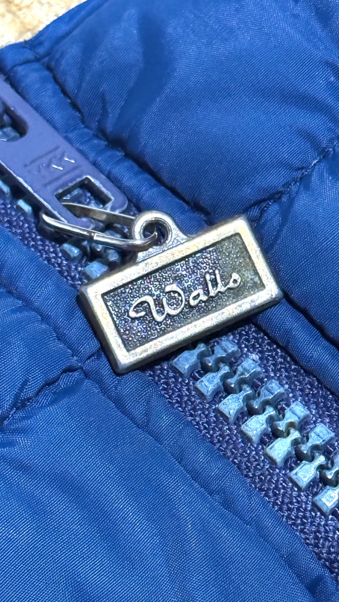 1970’S WALLS BLIZZARD PRUF®️ MADE IN USA CROPPED CORDUROY ACCENTED QUILTED WESTERN PUFFER JACKET LARGE