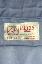 Load image into Gallery viewer, 1970’S DEADSTOCK RED KAP MADE IN USA SELVEDGE L/S B.D. WORK SHIRT LARGE

