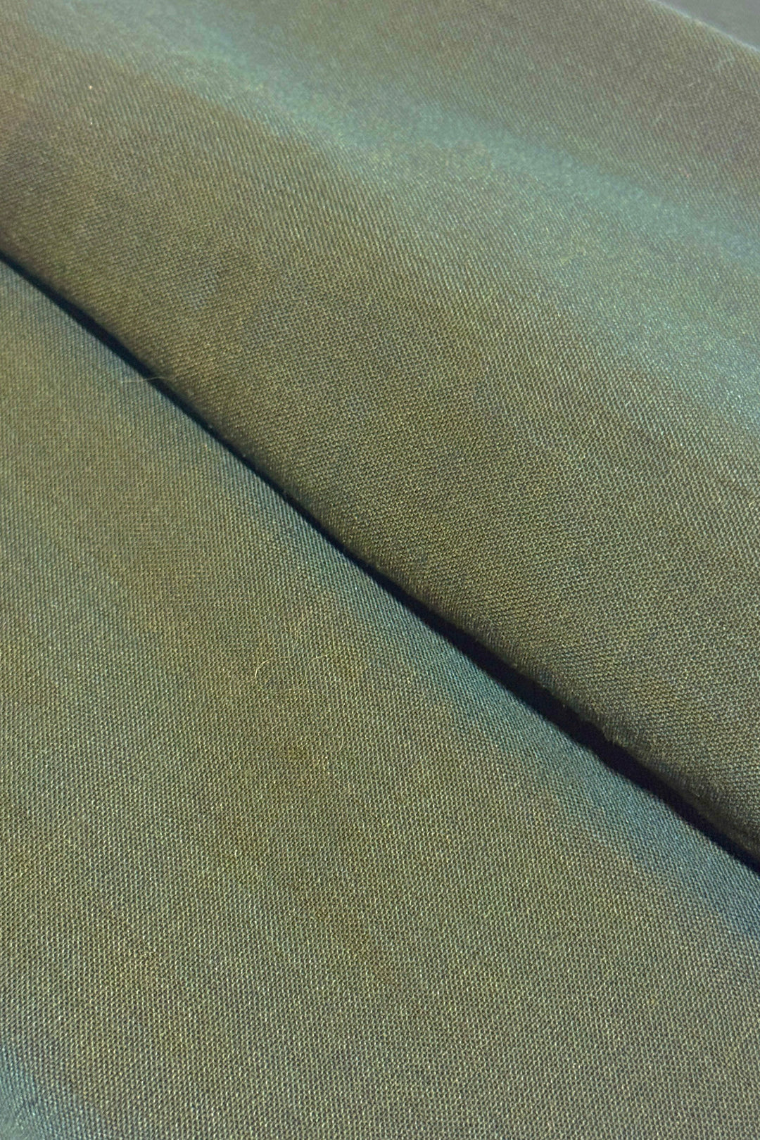 1950’S EMERALD SHARKSKIN MADE IN USA FLAT FRONT WOOL BLEND PANTS 32 X 28