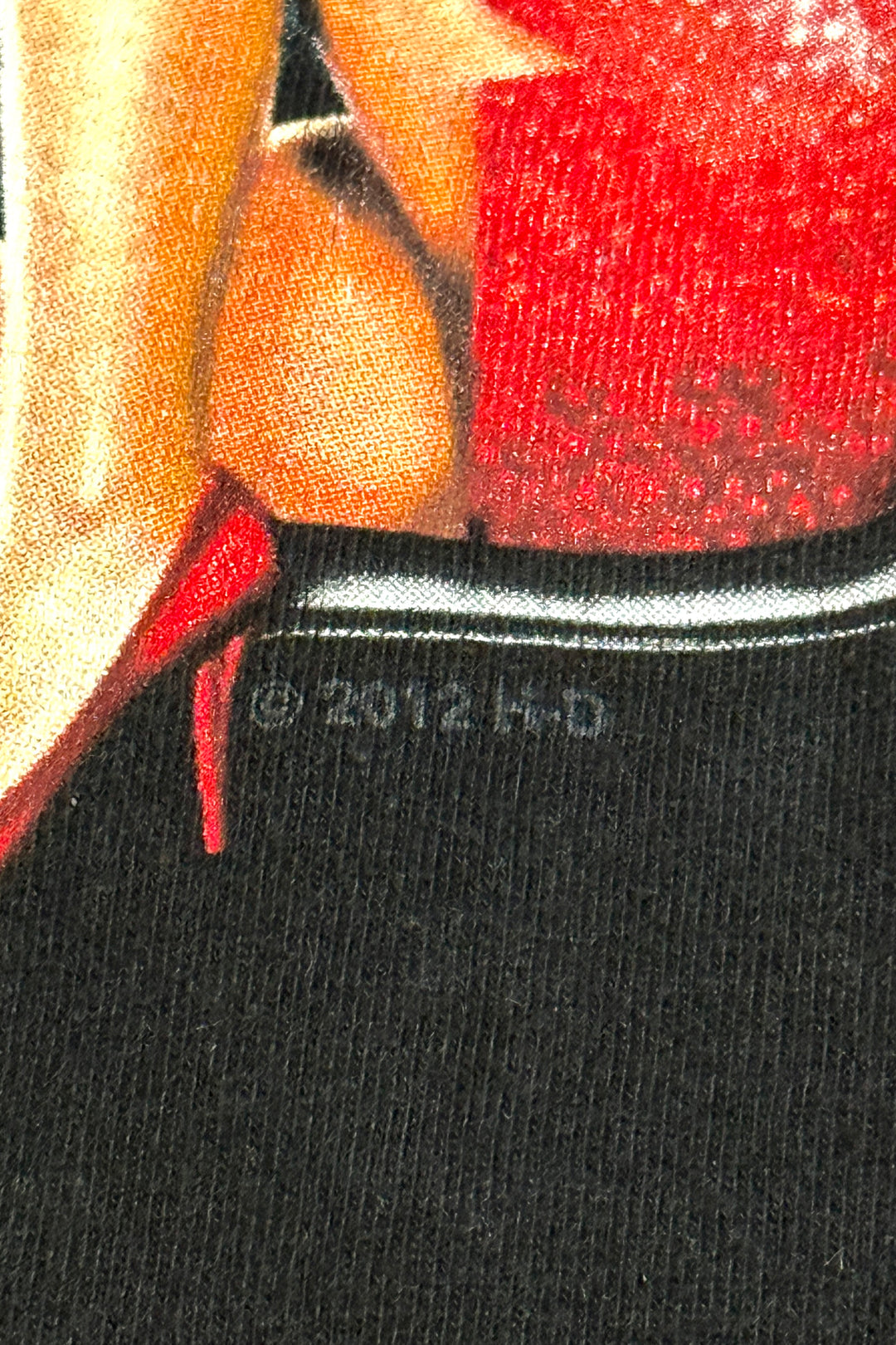 2000’S HARLEY DAVIDSON CAPE COD MADE IN USA PIN UP GIRL S/S T-SHIRT X-LARGE