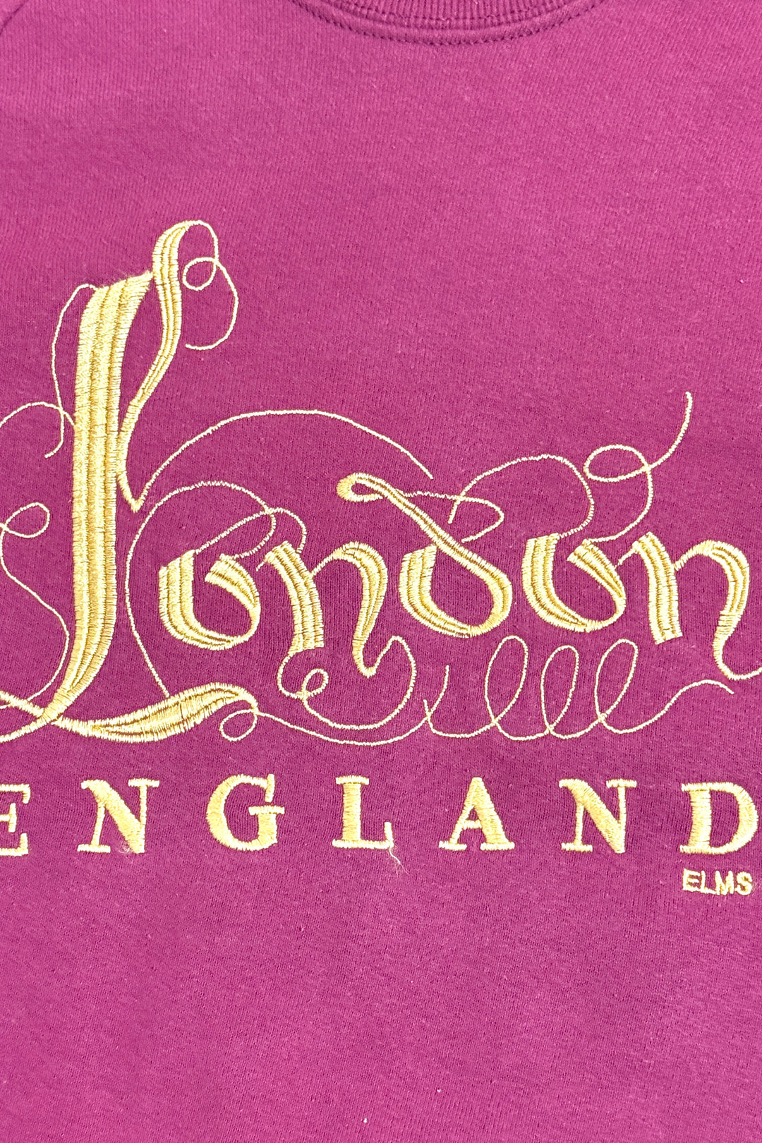 1980’S LONDON ENGLAND MADE IN IRELAND SOUVENIR BRUSHED FLEECE RAGLAN SLEEVE SWEATER LARGE