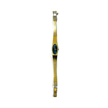 Load image into Gallery viewer, 1980’S SEIKO DIAMOND BLACK FACE GOLD TONE WOMEN’S WRISTWATCH
