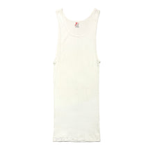 Cargar imagen en el visor de la galería, 1990’S HANES MADE IN USA COTTON RIBBED KNIT TANK TOP UNDERSHIRT X-LARGE
