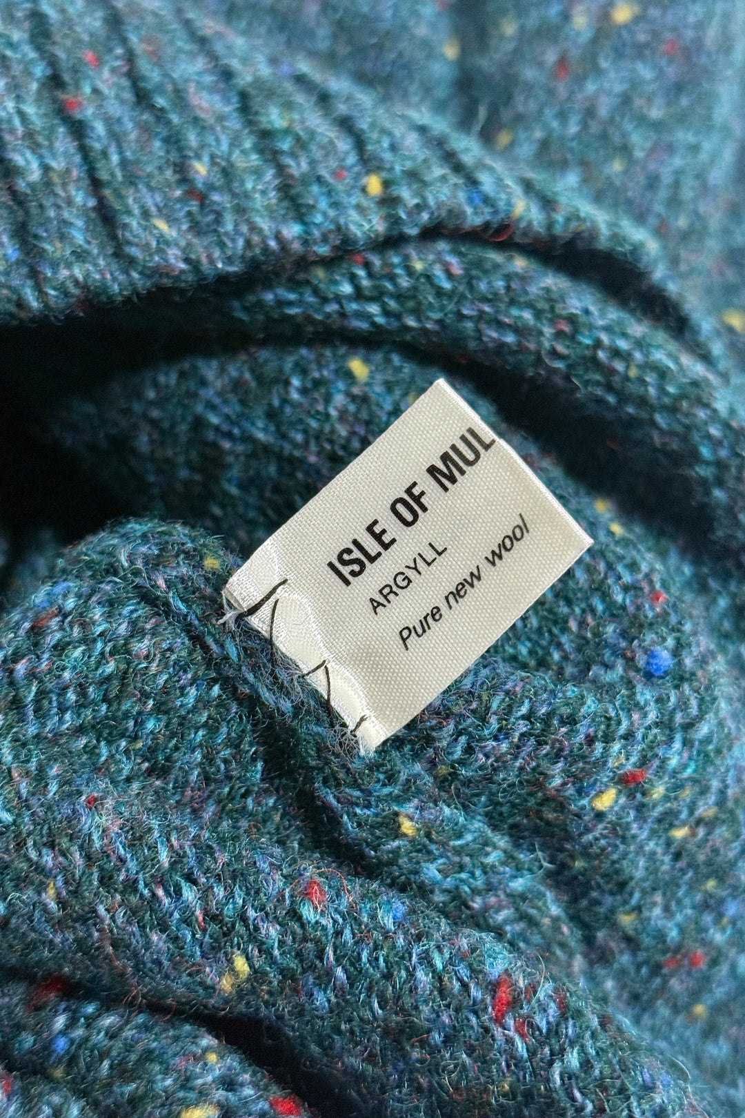 1970’S ISLE OF MULL KNITWEAR MADE IN SCOTLAND KNIT SCOTTISH WOOL CREWNECK SWEATER LARGE