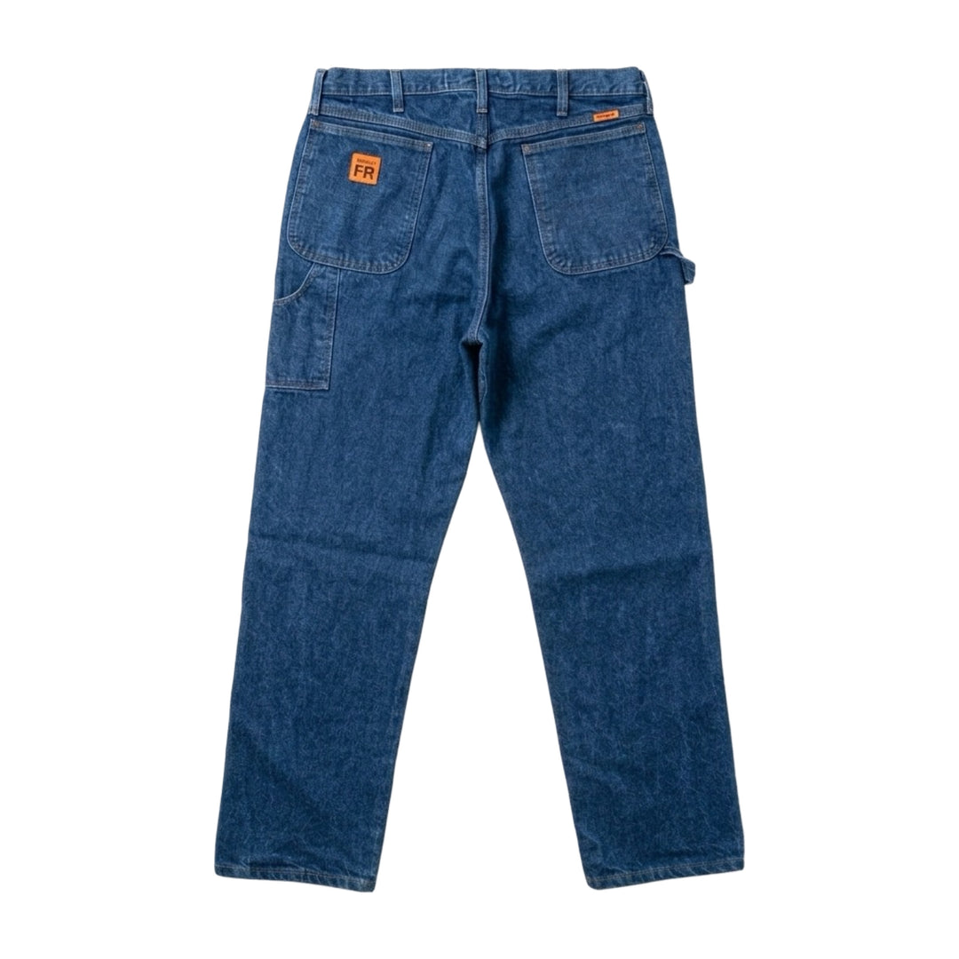 2000’S WRANGLER FR DARK WASH DENIM CARPENTER JEANS 34 X 34