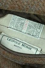 Load image into Gallery viewer, 1930’S LEOPOLD MORSE BOSTON UNION MADE IN USA MARLED WOOL LONG COAT JACKET LARGE
