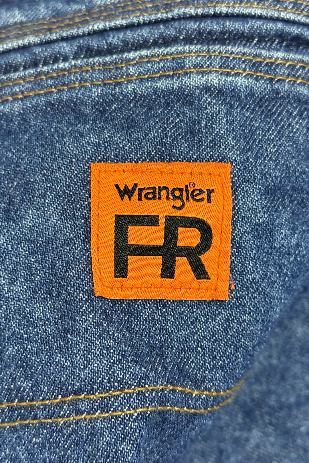 2000’S WRANGLER FR DARK WASH DENIM CARPENTER JEANS 34 X 34