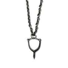 Load image into Gallery viewer, 1950’S .925 STERLING SILVER BOOT SPURS PENDANT
