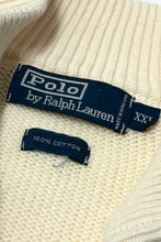 Load image into Gallery viewer, 1990’S POLO RALPH LAUREN KNIT ZIP CARDIGAN SWEATER X-LARGE
