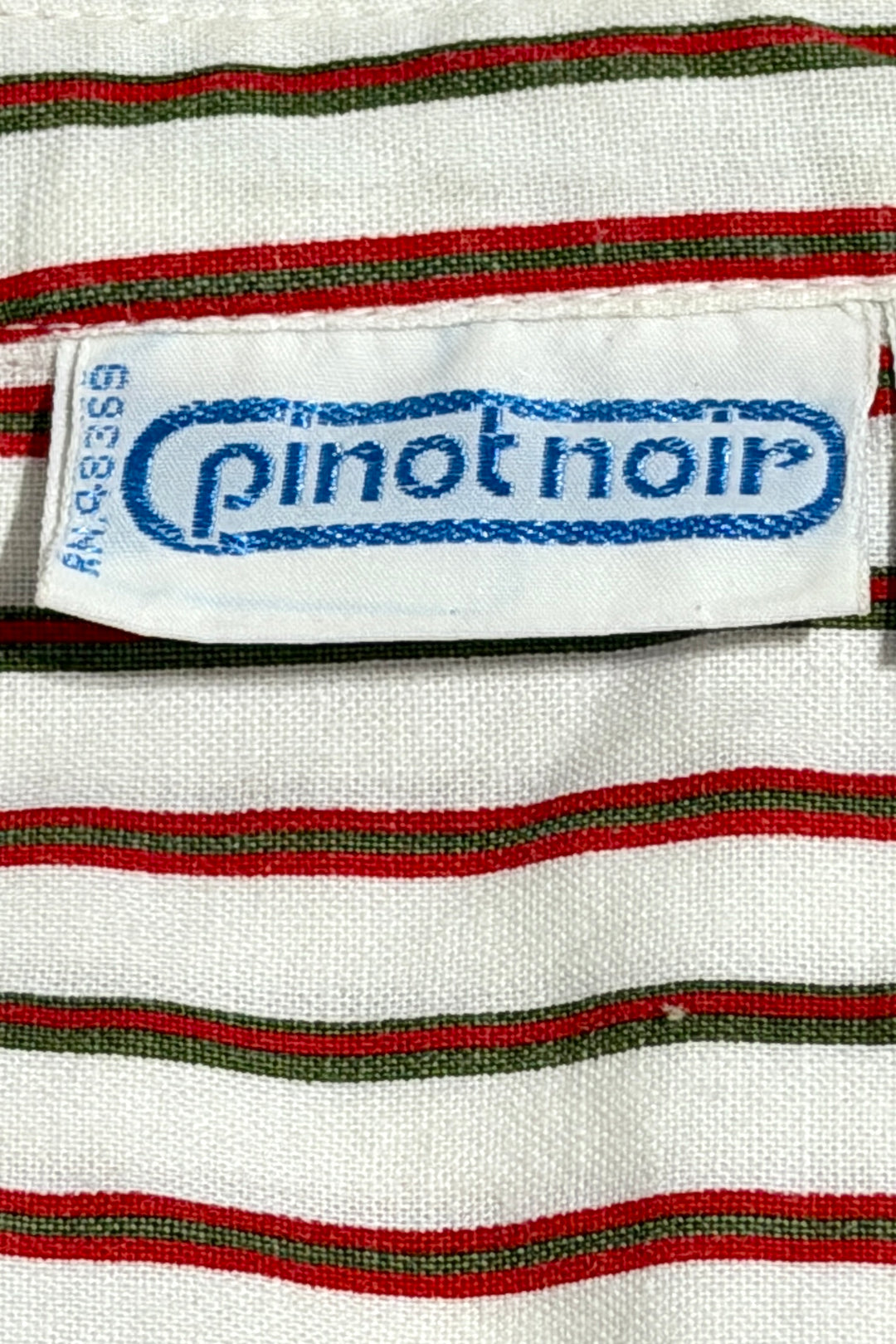 1980’S PINOT NOIR MADE IN USA GUCCI STRIPED OVERSIZED TWO POCKET L/S B.D. SHIRT LARGE