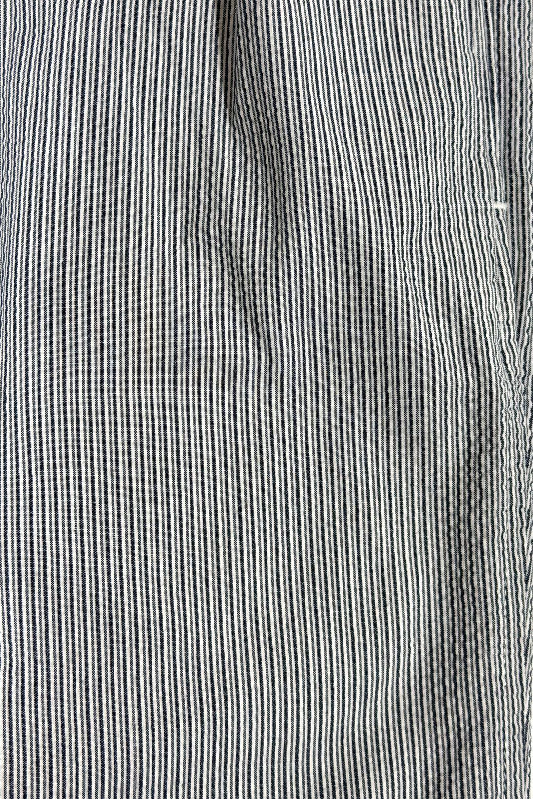 1980’S POLO RALPH LAUREN MADE IN USA PLEATED NAVY SEERSUCKER 8.5” SHORTS 36