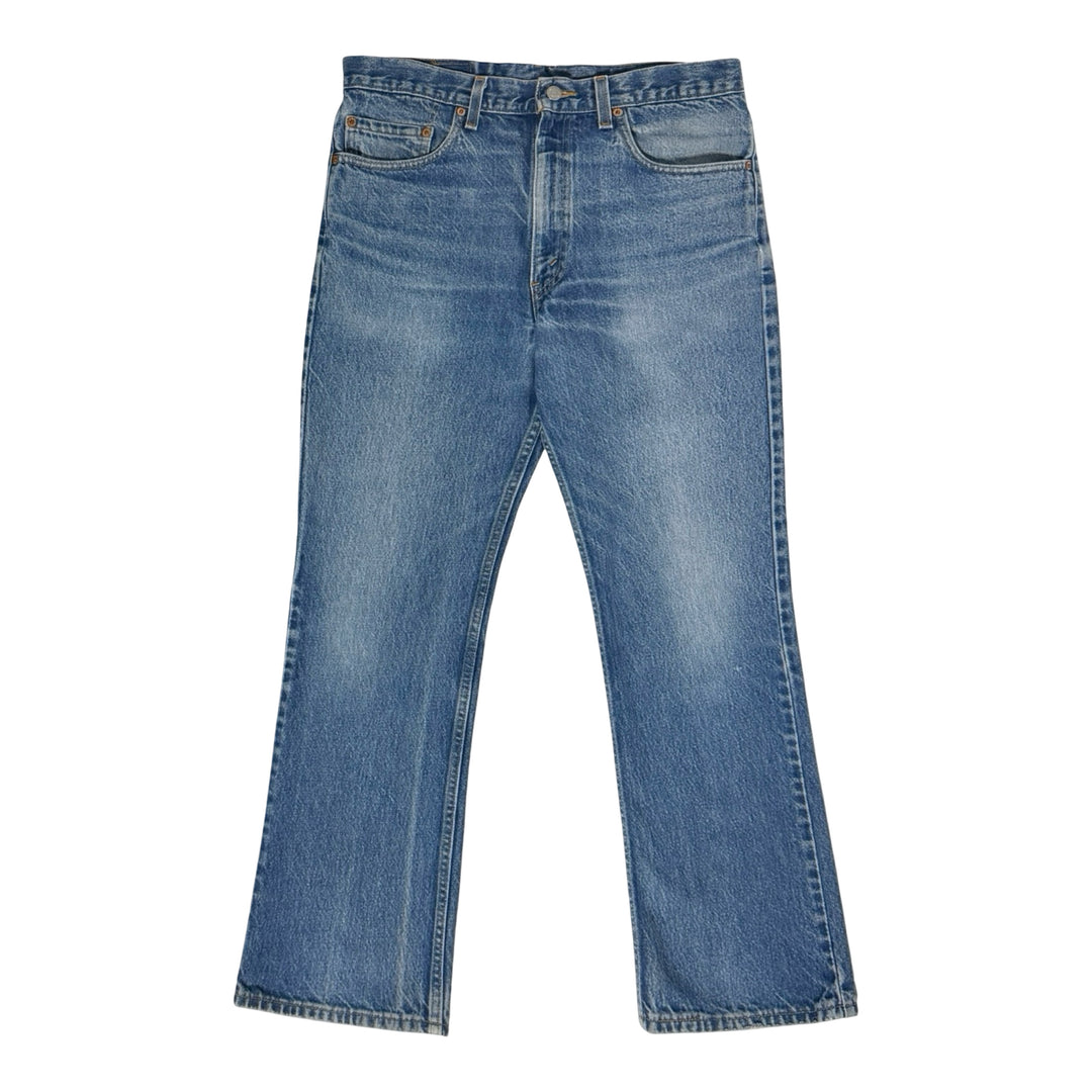 1980’S LEVI’S 517 MADE IN USA PERFECT LIGHT WASH WESTERN BOOTCUT DENIM JEANS 32 X 28