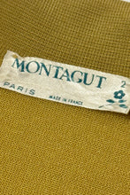 Load image into Gallery viewer, 1950’S MONTAGUT PARIS MADE IN FRANCE CROPPED STRIPED KNIT S/S B.D. SHIRT SMALL
