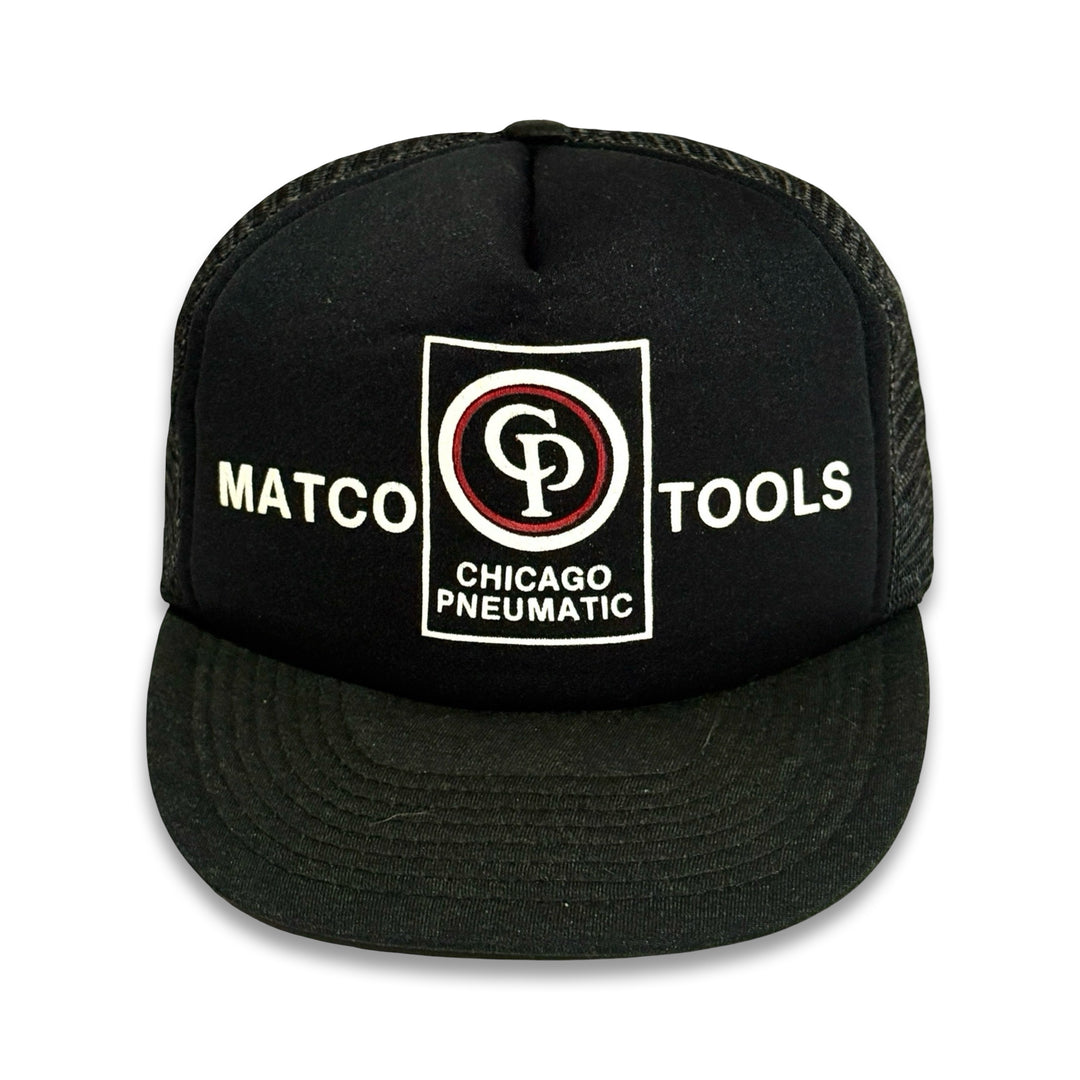 1970’S MATCO TOOLS BLACK FOAM & MESH TRUCKER HAT