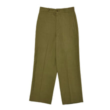 Load image into Gallery viewer, 1950’S CANADIAN MILITARY GABARDINE PANTS 28 X 26
